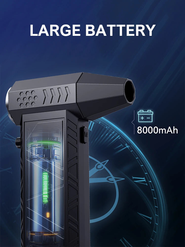 ⚡ Turbo Ventilador Eléctrico ISFRIDAY – 300.000 RPM de Potencia para Limpieza y Secado Profesional